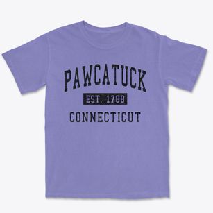 Pawcatuck Connecticut Classic Established Premium Heavyweight T-shirt