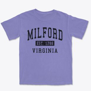 Milford Virginia Classic Established Premium Heavyweight T-shirt