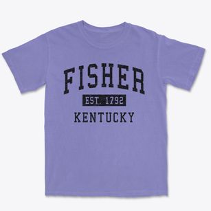 Fisher Kentucky Classic Established Premium Heavyweight T-shirt