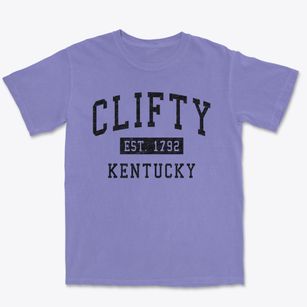Clifty Kentucky Classic Established Premium Heavyweight T-shirt