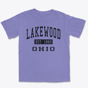 Lakewood Ohio Classic Established Premium Heavyweight T-shirt
