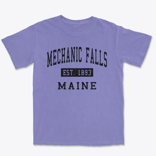 Mechanic Falls Maine Classic Established Premium Heavyweight T-shirt