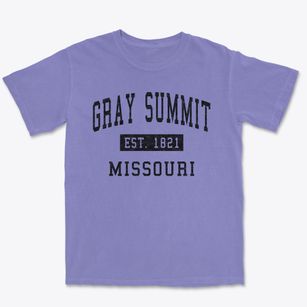 Gray Summit Missouri Classic Established Premium Heavyweight T-shirt