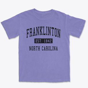 Franklinton North Carolina Classic Established Premium Heavyweight T-shirt