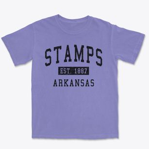 Stamps Arkansas Classic Established Premium Heavyweight T-shirt