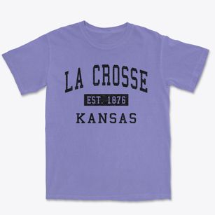 La Crosse Kansas Classic Established Premium Heavyweight T-shirt