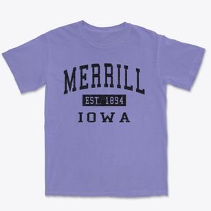 Merrill Iowa Classic Established Premium Heavyweight T-shirt
