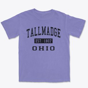 Tallmadge Ohio Classic Established Premium Heavyweight T-shirt