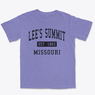 Lee's Summit Missouri Classic Established Premium Heavyweight T-shirt