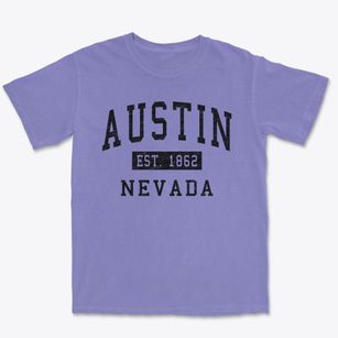 Austin Nevada Classic Established Premium Heavyweight T-shirt