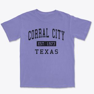 Corral City Texas Classic Established Premium Heavyweight T-shirt