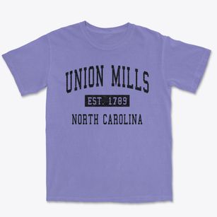 Union Mills North Carolina Classic Established Premium Heavyweight T-shirt