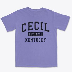 Cecil Kentucky Classic Established Premium Heavyweight T-shirt