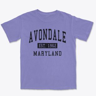 Avondale Maryland Classic Established Premium Heavyweight T-shirt