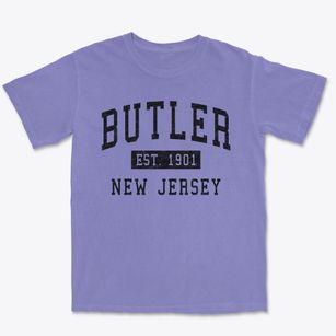 Butler New Jersey Classic Established Premium Heavyweight T-shirt