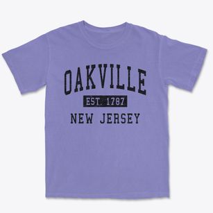 Oakville New Jersey Classic Established Premium Heavyweight T-shirt