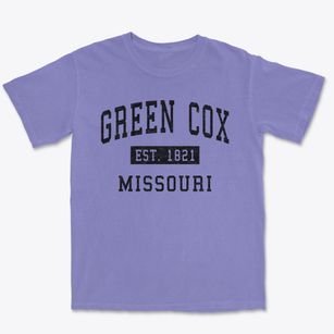 Green Cox Missouri Classic Established Premium Heavyweight T-shirt