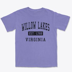 Willow Lakes Virginia Classic Established Premium Heavyweight T-shirt