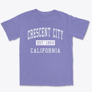 Crescent City California Classic Established Premium Heavyweight T-shirt