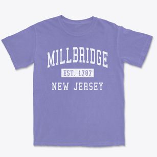 Millbridge New Jersey Classic Established Premium Heavyweight T-shirt