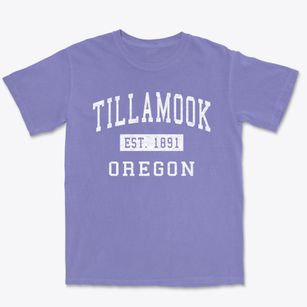 Tillamook Oregon Classic Established Premium Heavyweight T-shirt