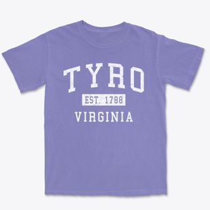 Tyro Virginia Classic Established Premium Heavyweight T-shirt