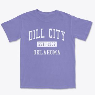 Dill City Oklahoma Classic Established Premium Heavyweight T-shirt