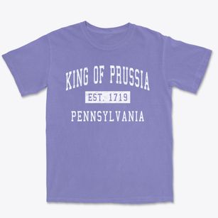 King Of Prussia Pennsylvania Classic Established Premium Heavyweight T-shirt