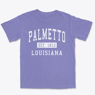 Palmetto Louisiana Classic Established Premium Heavyweight T-shirt
