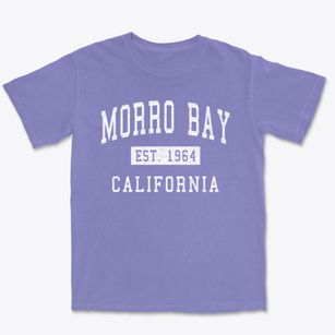 Morro Bay California Classic Established Premium Heavyweight T-shirt