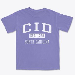 Cid North Carolina Classic Established Premium Heavyweight T-shirt