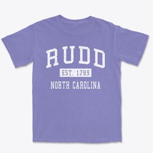 Rudd North Carolina Classic Established Premium Heavyweight T-shirt