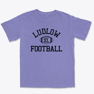 Ludlow Senior High School Classic Football Premium Heavyweight T-shirt