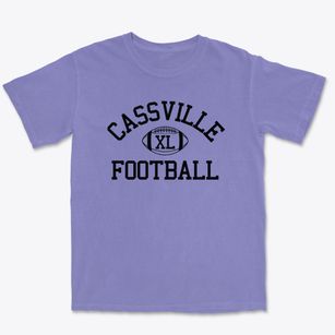 Cassville Primary School Classic Football Premium Heavyweight T-shirt
