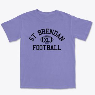 St Brendan Parish Classic Football Premium Heavyweight T-shirt