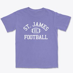 Saint James Junior High School Classic Football Premium Heavyweight T-shirt