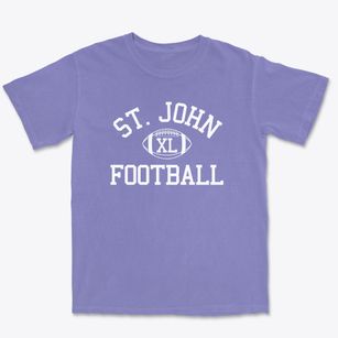 Saint John Evangelist School Classic Football Premium Heavyweight T-shirt