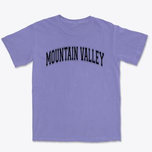 Mountain Valley Elementary School Varsity Arch Premium Heavyweight T-shirt