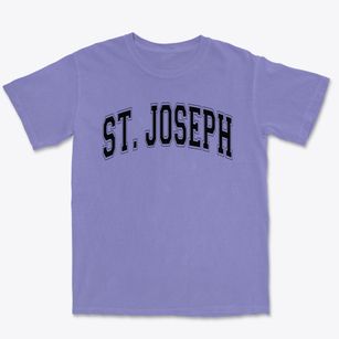 St Joseph Parish Varsity Arch Premium Heavyweight T-shirt