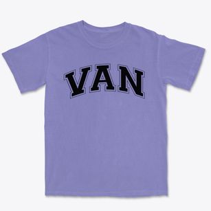Van Junior High School Varsity Arch Premium Heavyweight T-shirt