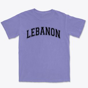 Lebanon Middle School Varsity Arch Premium Heavyweight T-shirt