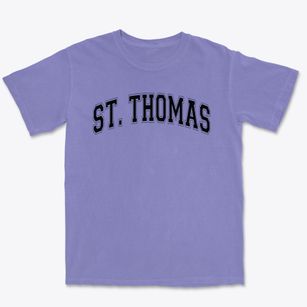 Saint Thomas The Apostle School Varsity Arch Premium Heavyweight T-shirt