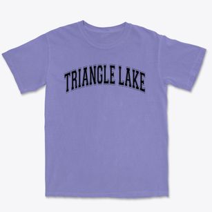Triangle Lake School Varsity Arch Premium Heavyweight T-shirt