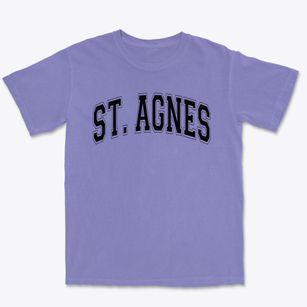 Saint Agnes School Varsity Arch Premium Heavyweight T-shirt