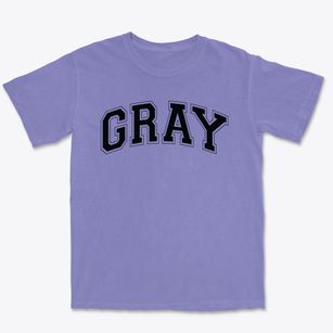 Gray Collegiate Academy Varsity Arch Premium Heavyweight T-shirt