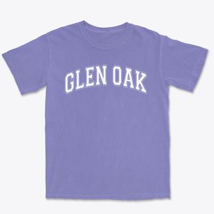 Glen Oak Elementary School Varsity Arch Premium Heavyweight T-shirt
