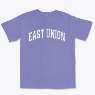 East Union Community Schools Varsity Arch Premium Heavyweight T-shirt