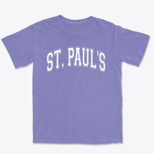 Saint Paul's Lutheran School Varsity Arch Premium Heavyweight T-shirt