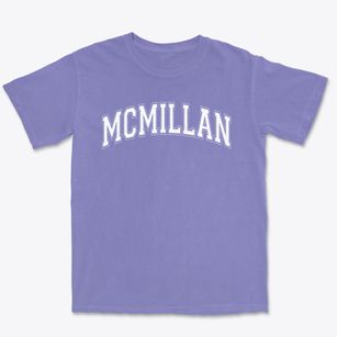 Mcmillan Elementary School Varsity Arch Premium Heavyweight T-shirt