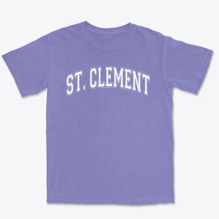 Saint Clement Elementary School Varsity Arch Premium Heavyweight T-shirt